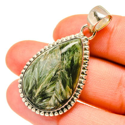 Seraphinite Pendants handcrafted by Ana Silver Co - PD5324