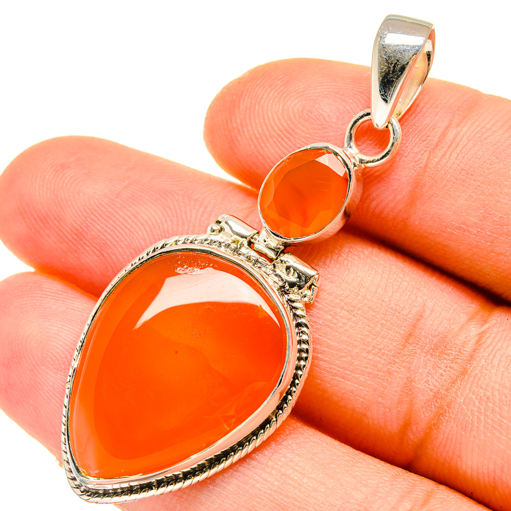 Carnelian Pendants handcrafted by Ana Silver Co - PD5327