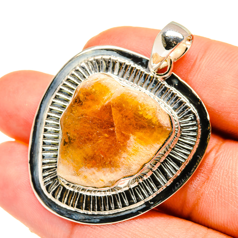 Citrine Pendants handcrafted by Ana Silver Co - PD5336