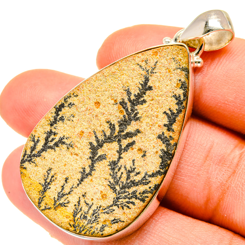 Germany Psilomelane Dendrite Pendants handcrafted by Ana Silver Co - PD5342