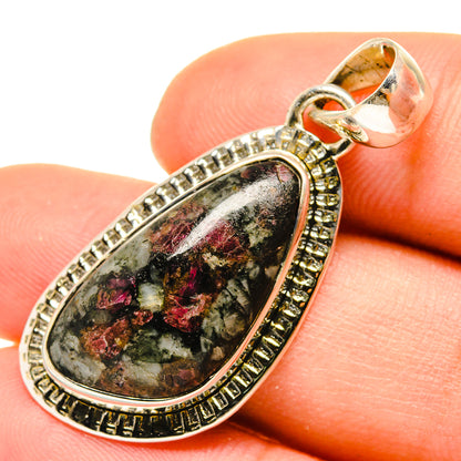Russian Eudialyte Pendants handcrafted by Ana Silver Co - PD5345