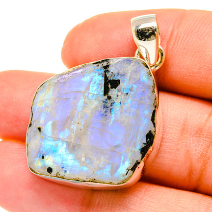 Rainbow Moonstone Pendants handcrafted by Ana Silver Co - PD5350