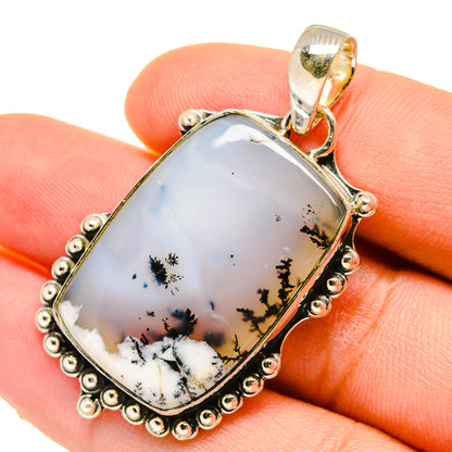 Dendritic Opal Pendants handcrafted by Ana Silver Co - PD5362
