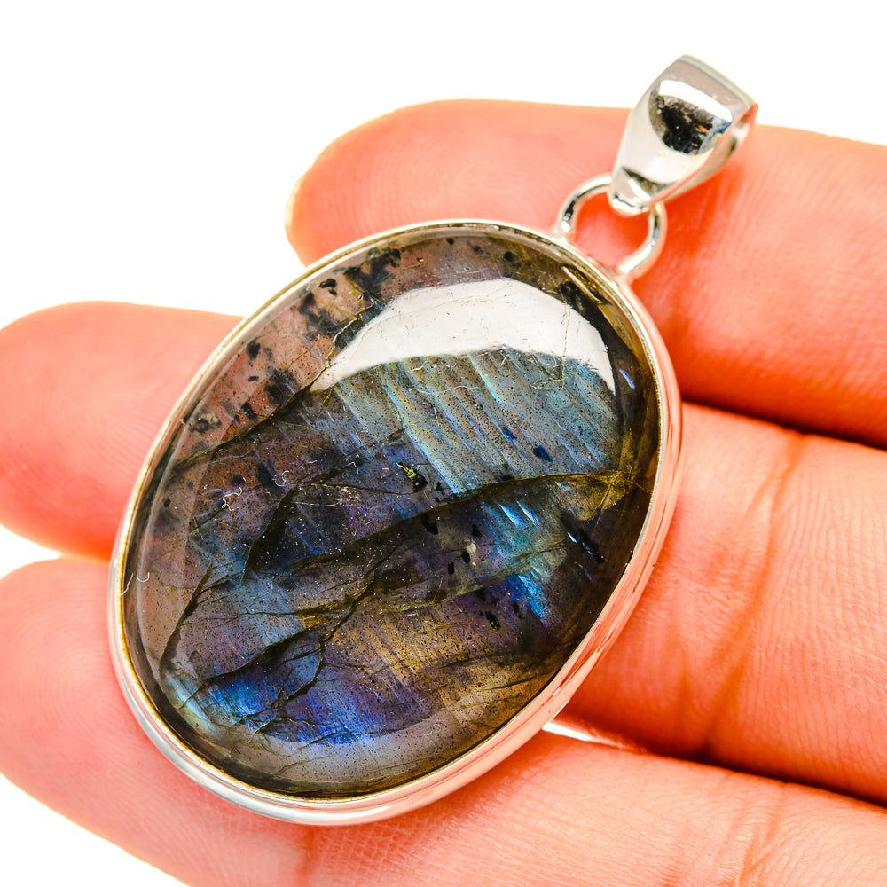 Labradorite Pendants handcrafted by Ana Silver Co - PD5372