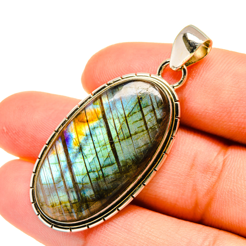 Labradorite Pendants handcrafted by Ana Silver Co - PD5379