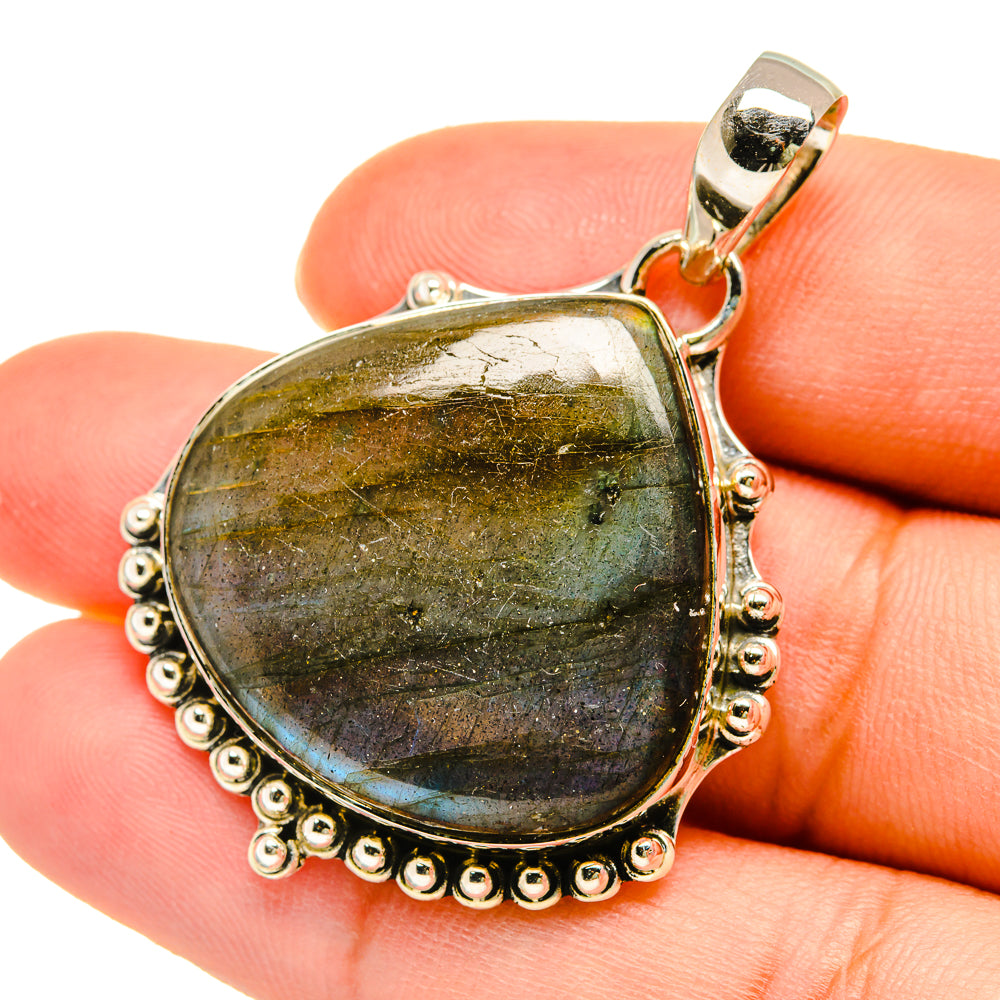 Labradorite Pendants handcrafted by Ana Silver Co - PD5381