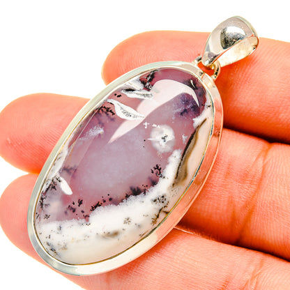 Dendritic Opal Pendants handcrafted by Ana Silver Co - PD5383