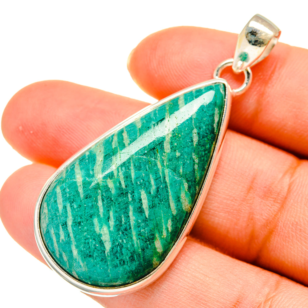 Amazonite Pendants handcrafted by Ana Silver Co - PD5403