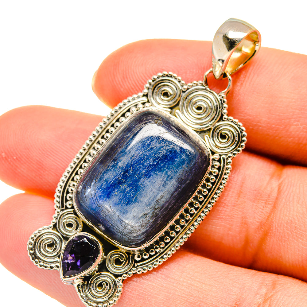 Kyanite Pendants handcrafted by Ana Silver Co - PD5406