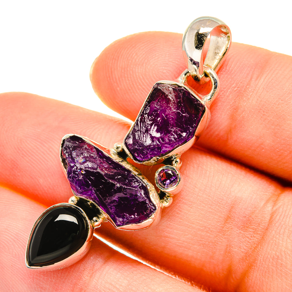 Amethyst Pendants handcrafted by Ana Silver Co - PD5410