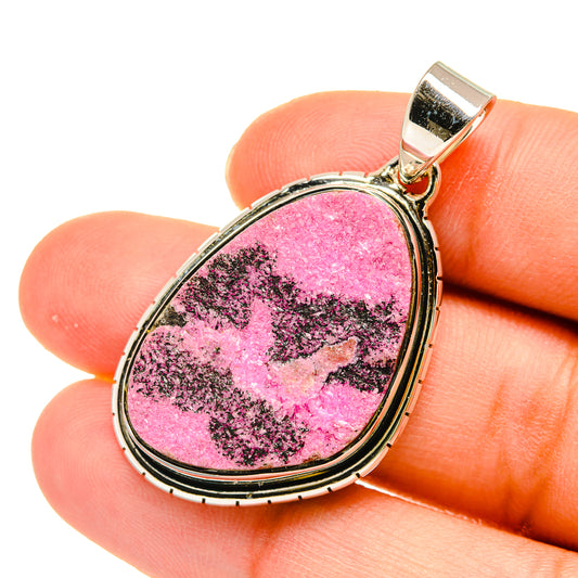 Cobalto Calcite Druzy Pendants handcrafted by Ana Silver Co - PD5418