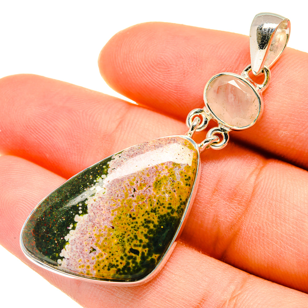 Ocean Jasper Pendants handcrafted by Ana Silver Co - PD5432