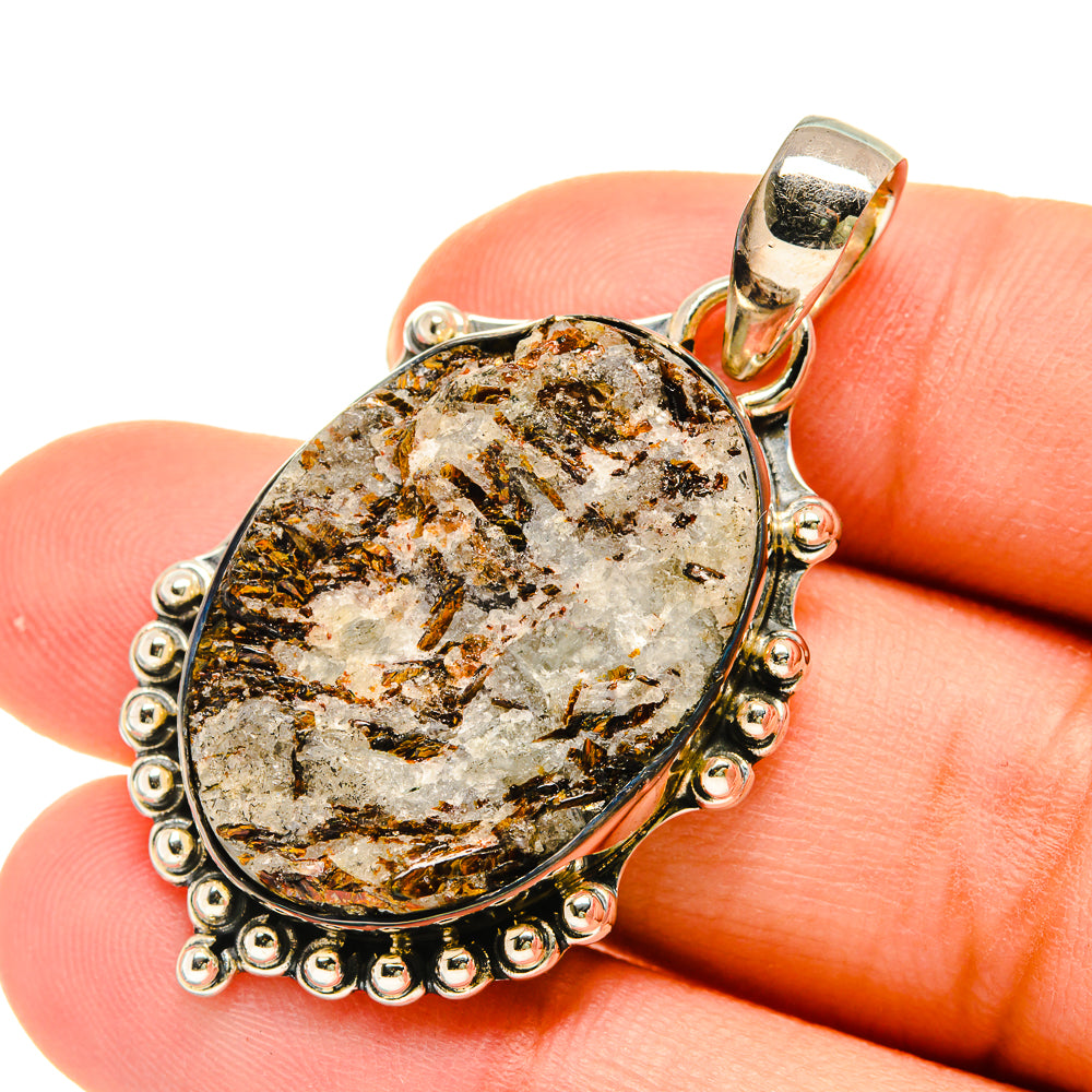 Astrophyllite Pendants handcrafted by Ana Silver Co - PD5439