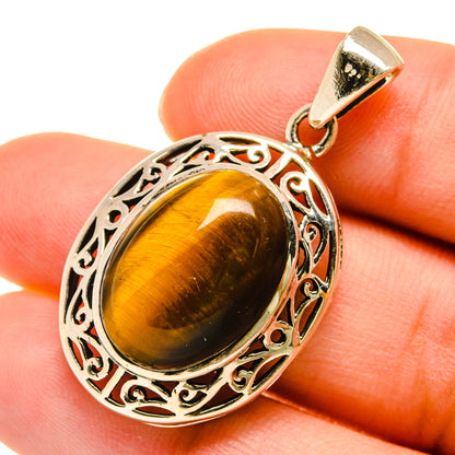 Tiger Eye Pendants handcrafted by Ana Silver Co - PD5447