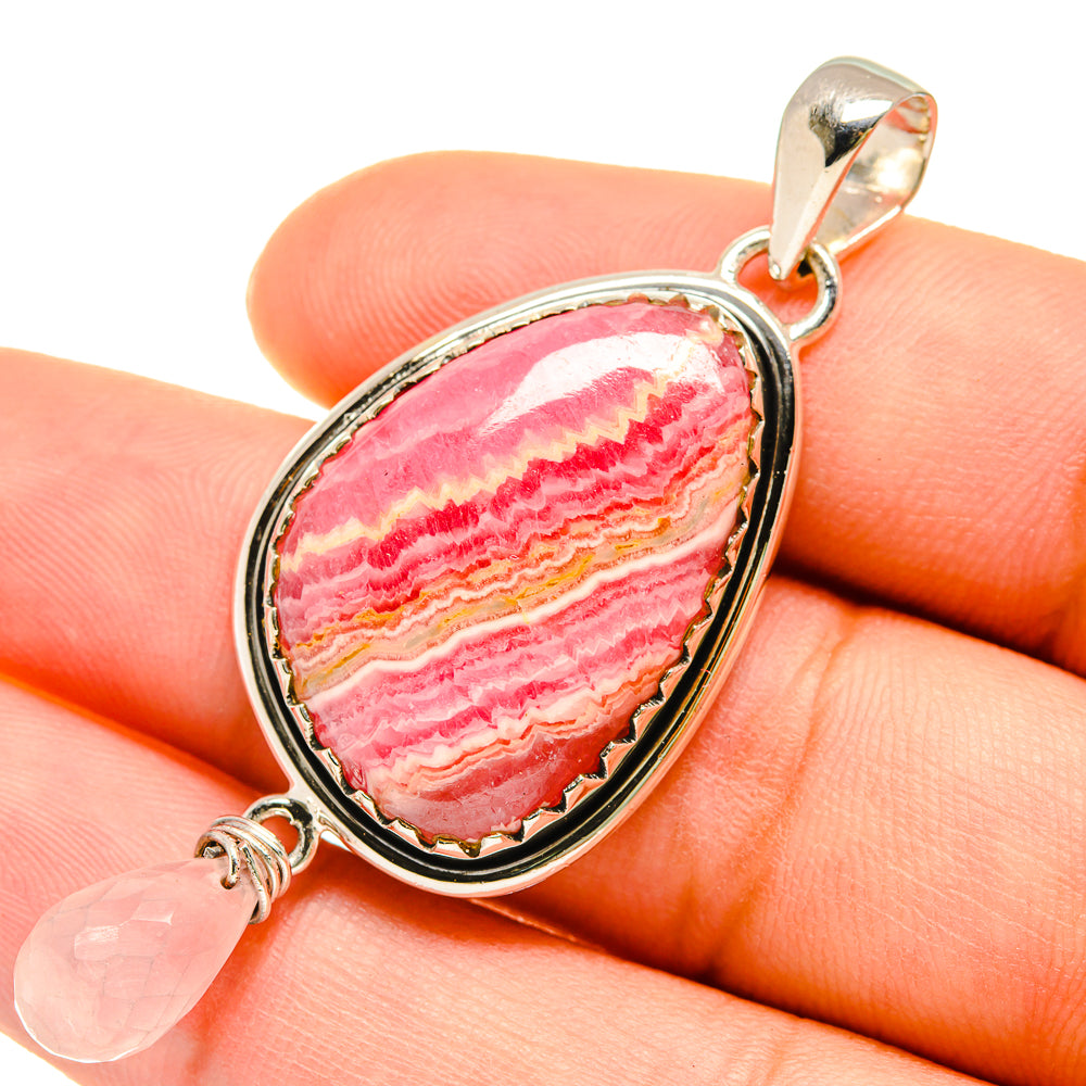 Rhodochrosite Pendants handcrafted by Ana Silver Co - PD5462