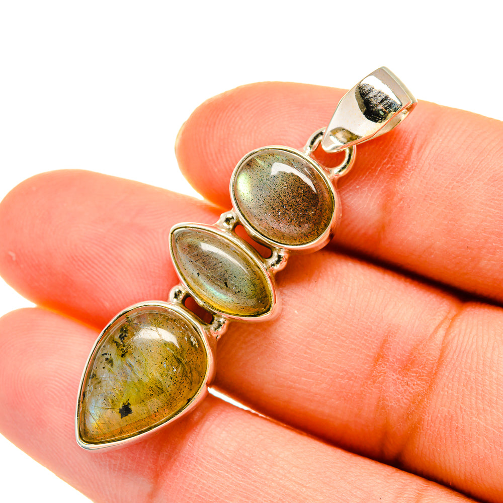 Labradorite Pendants handcrafted by Ana Silver Co - PD5472