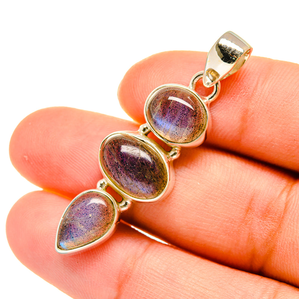 Labradorite Pendants handcrafted by Ana Silver Co - PD5474