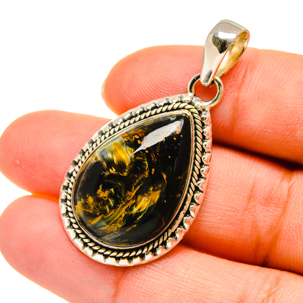 Pietersite Pendants handcrafted by Ana Silver Co - PD5476