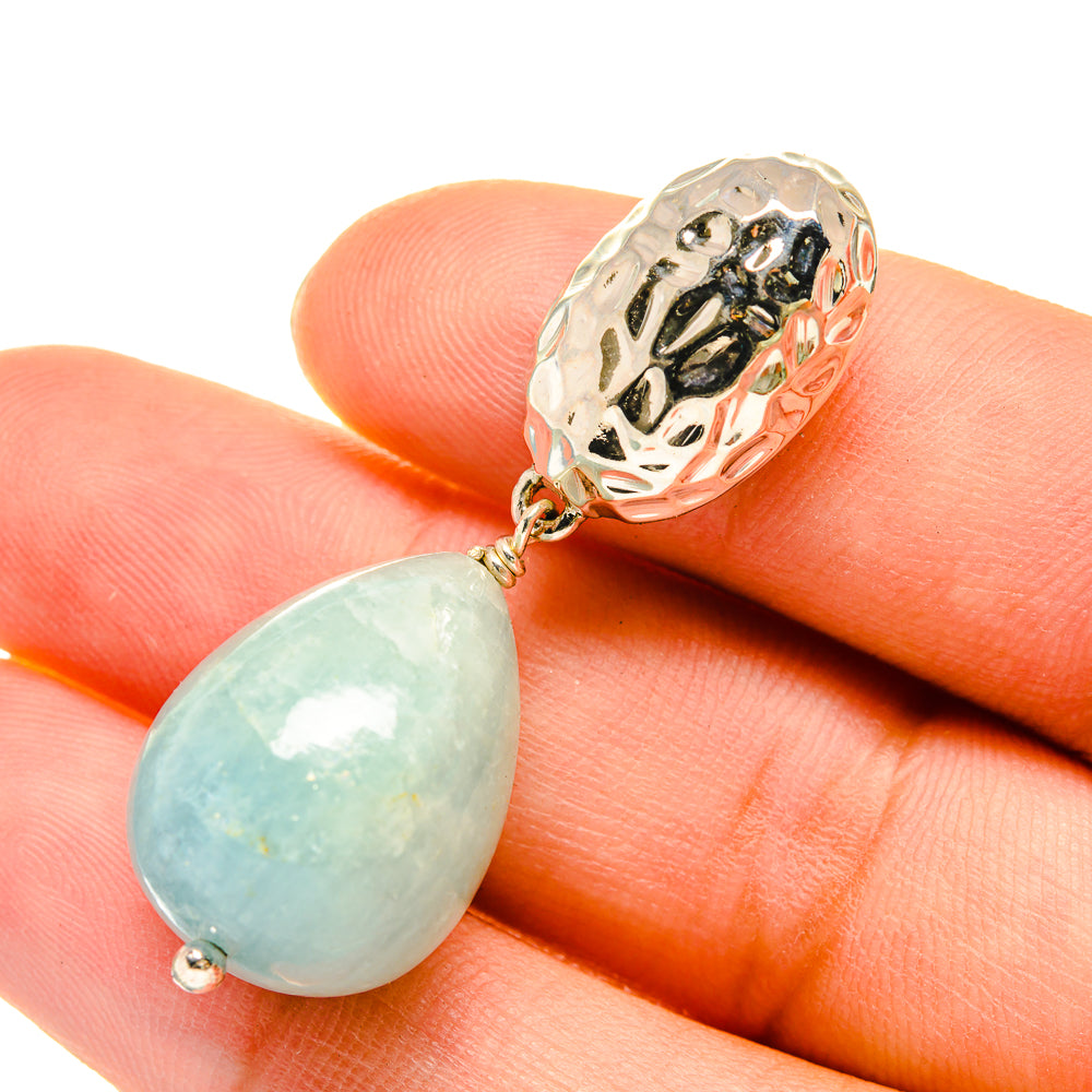 Aquamarine Pendants handcrafted by Ana Silver Co - PD5491