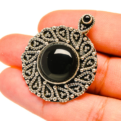 Black Onyx Pendants handcrafted by Ana Silver Co - PD5494