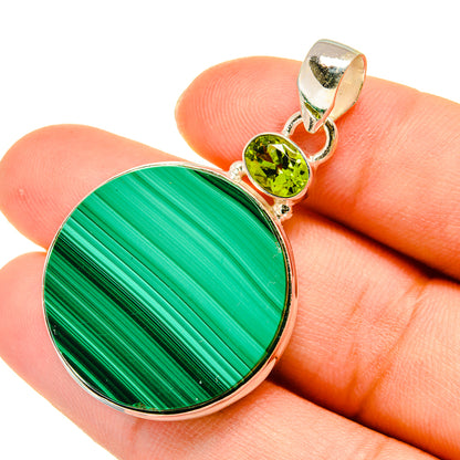 Malachite Pendants handcrafted by Ana Silver Co - PD5497