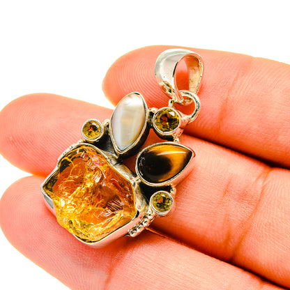 Citrine Pendants handcrafted by Ana Silver Co - PD5500