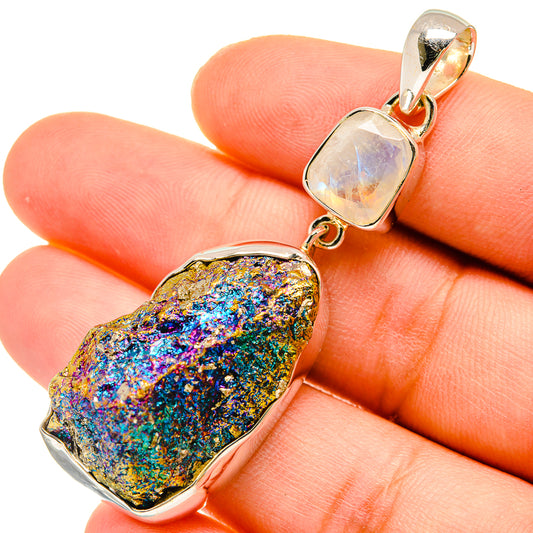 Titanium Druzy Pendants handcrafted by Ana Silver Co - PD5502