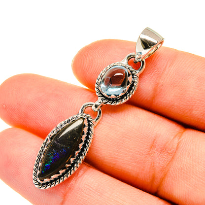 Ammolite Pendants handcrafted by Ana Silver Co - PD5510