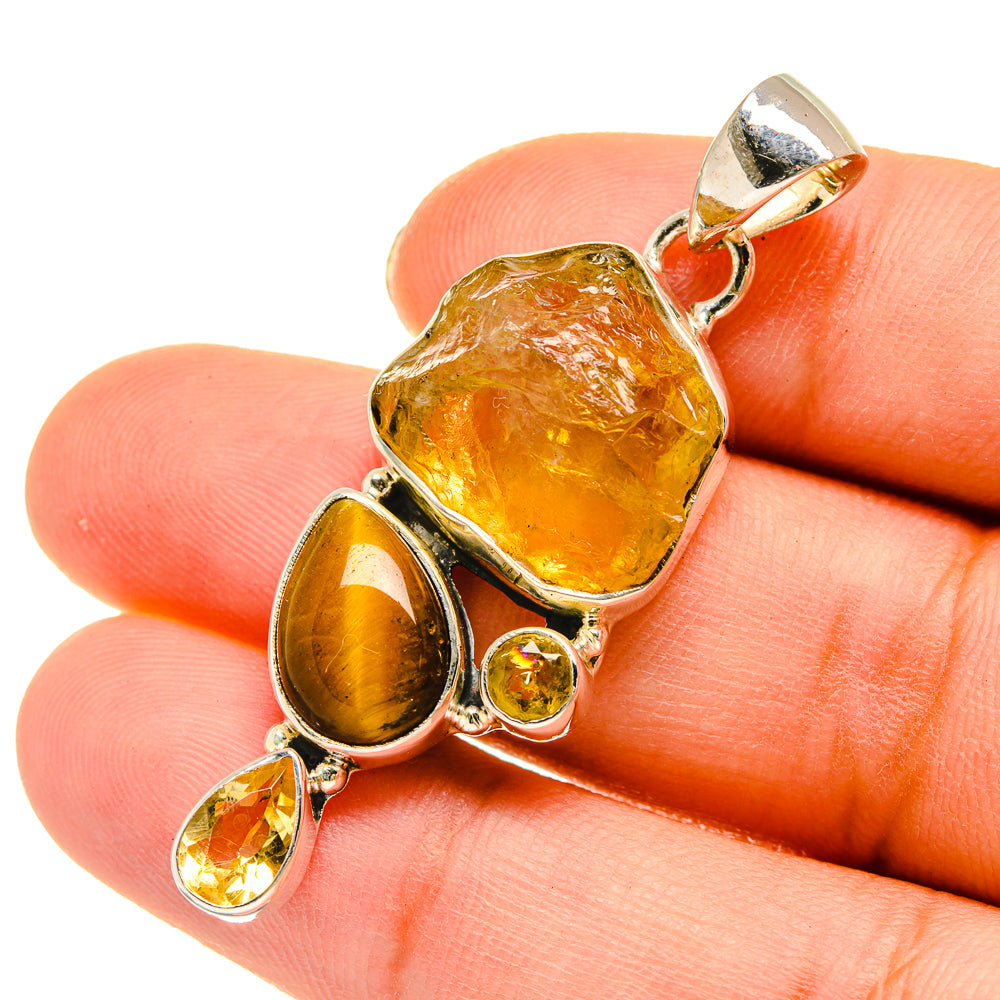 Citrine Pendants handcrafted by Ana Silver Co - PD5511