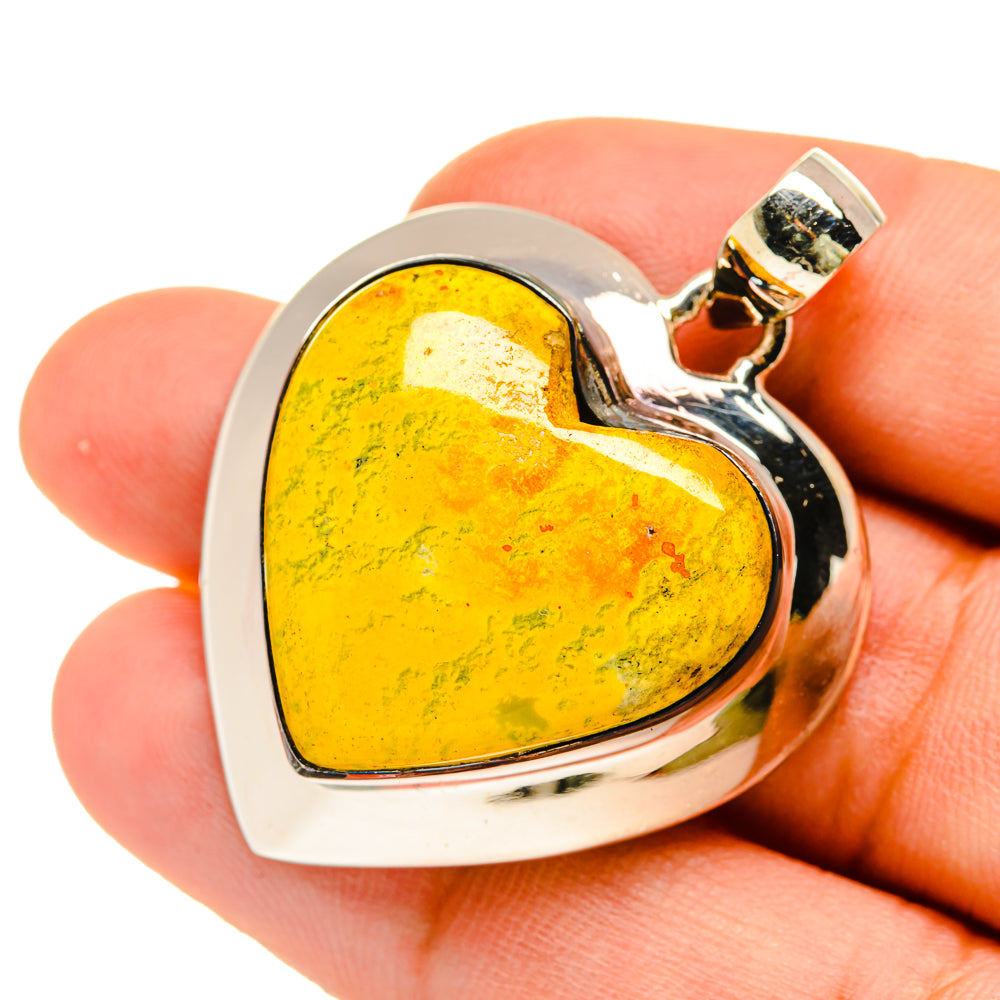 Bumble Bee Jasper Pendants handcrafted by Ana Silver Co - PD5513