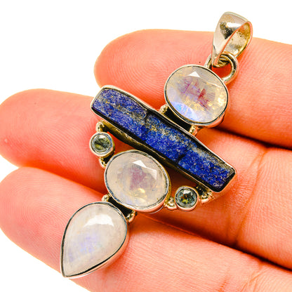 Lapis Lazuli Pendants handcrafted by Ana Silver Co - PD5515