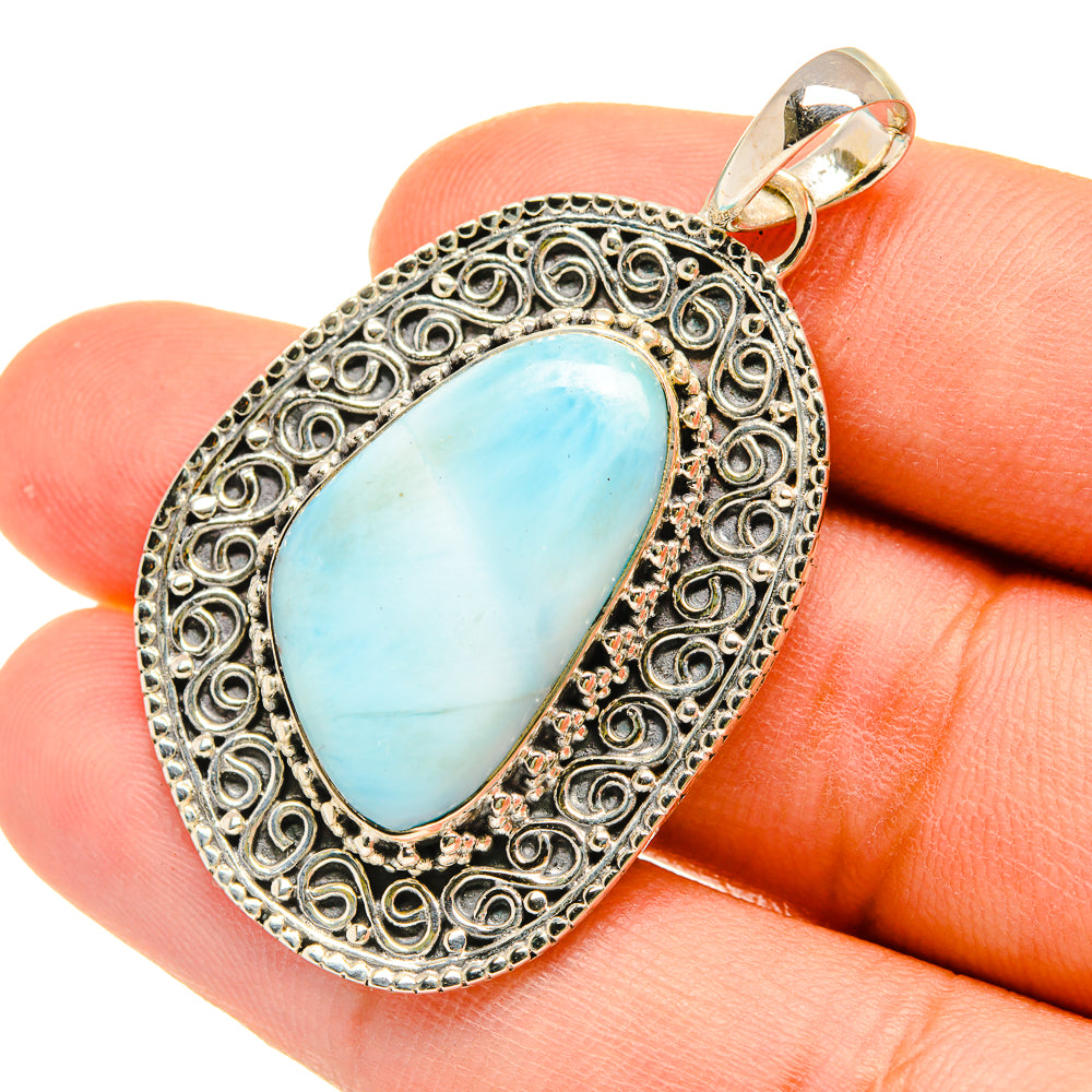 Larimar Pendants handcrafted by Ana Silver Co - PD5517