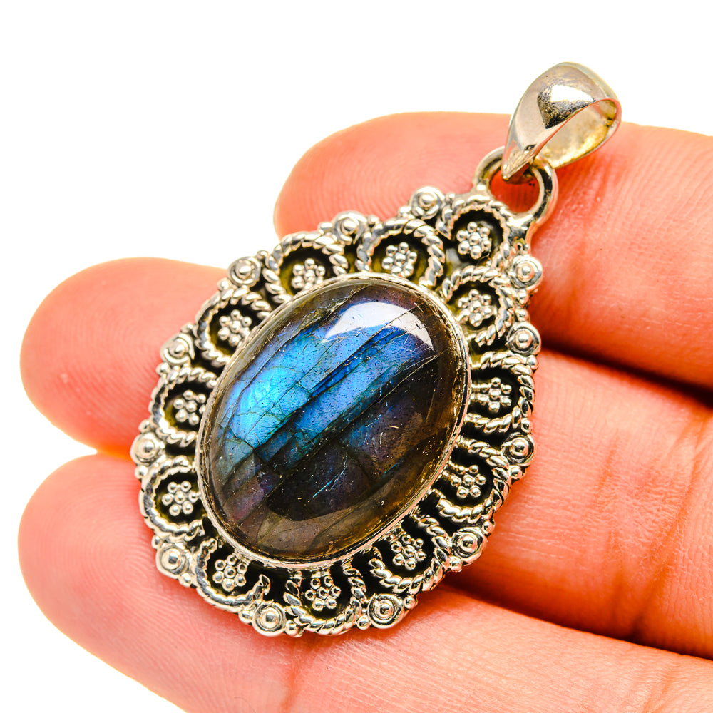 Labradorite Pendants handcrafted by Ana Silver Co - PD5520