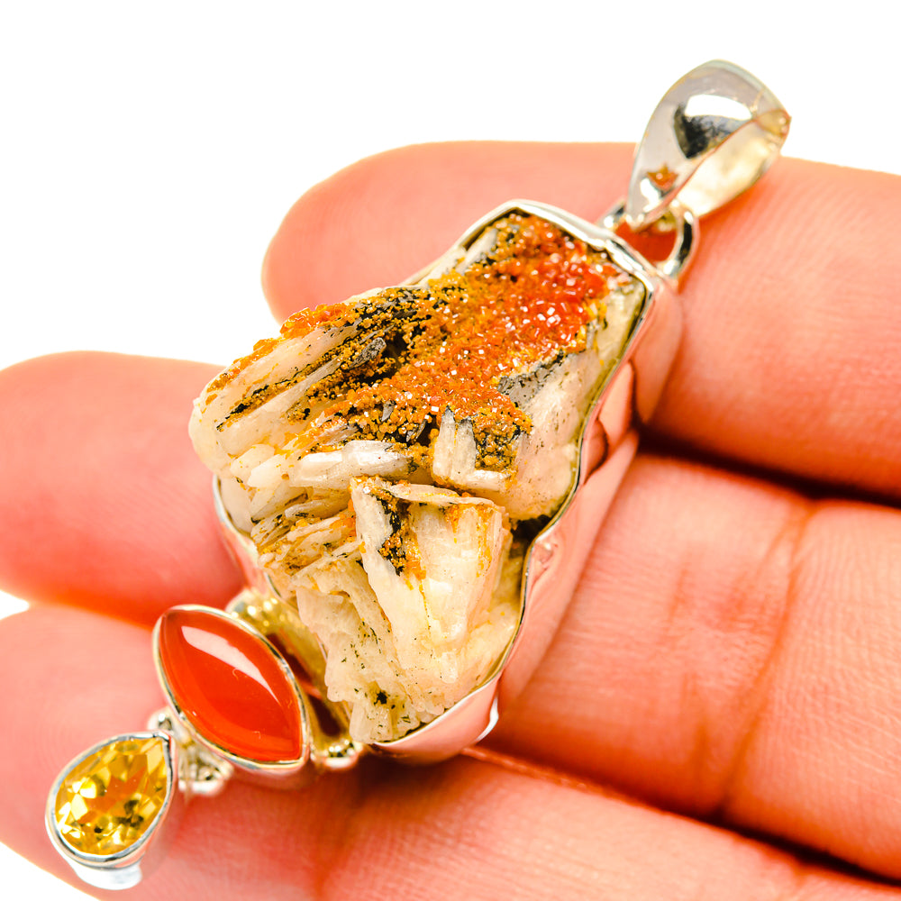 Vanadinite Pendants handcrafted by Ana Silver Co - PD5524