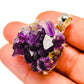 Amethyst Crystal Pendants handcrafted by Ana Silver Co - PD5525