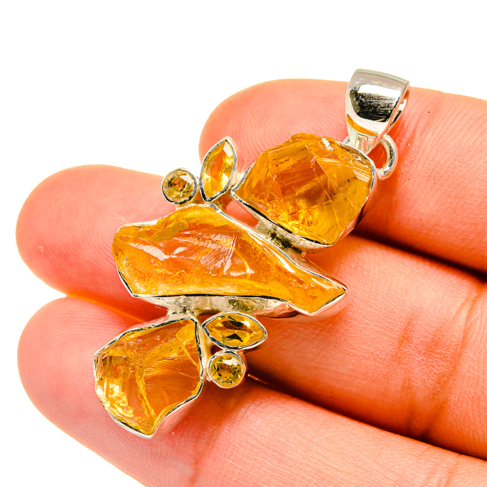 Citrine Pendants handcrafted by Ana Silver Co - PD5527