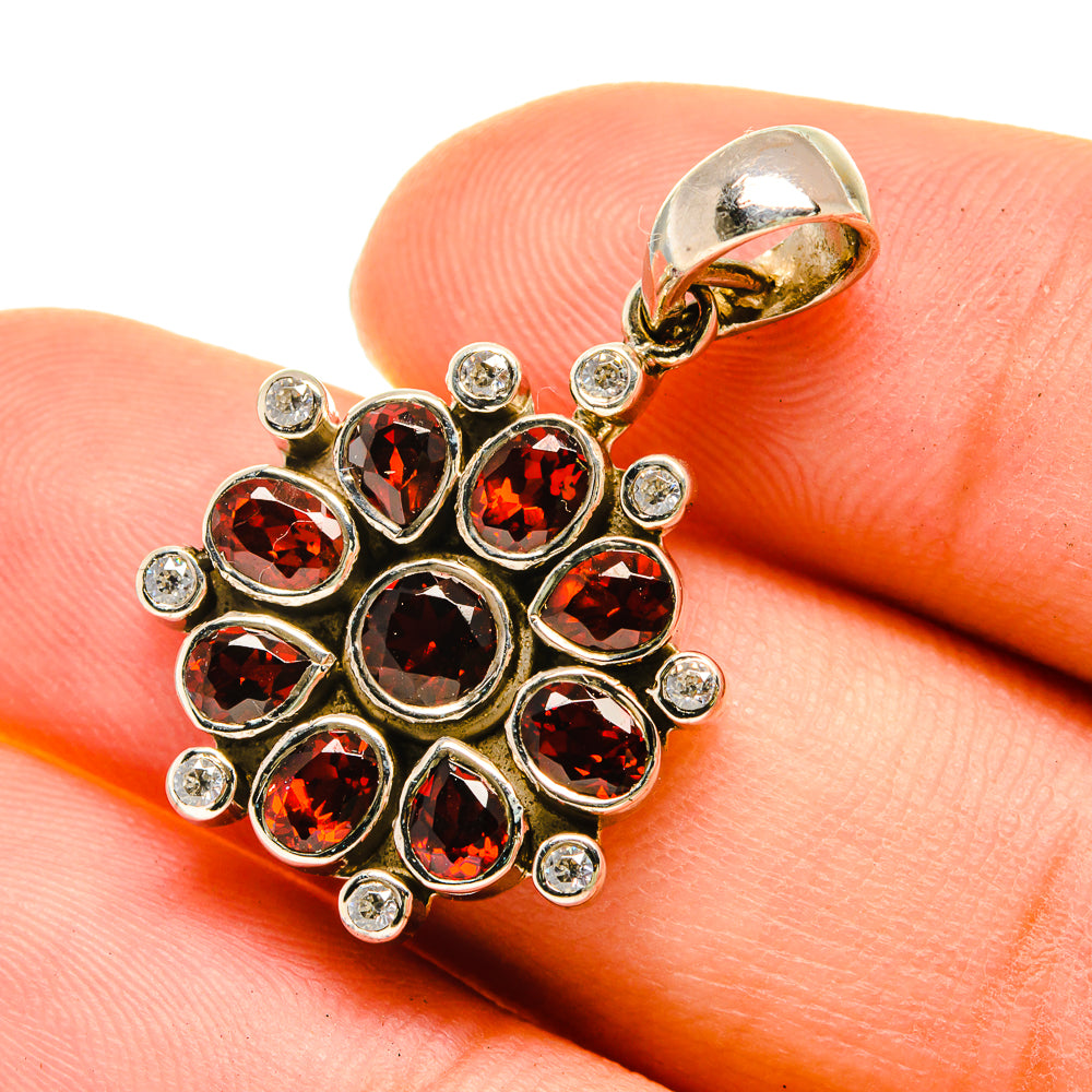 Garnet Pendants handcrafted by Ana Silver Co - PD5528