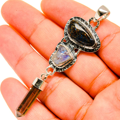 Pietersite Pendants handcrafted by Ana Silver Co - PD5544