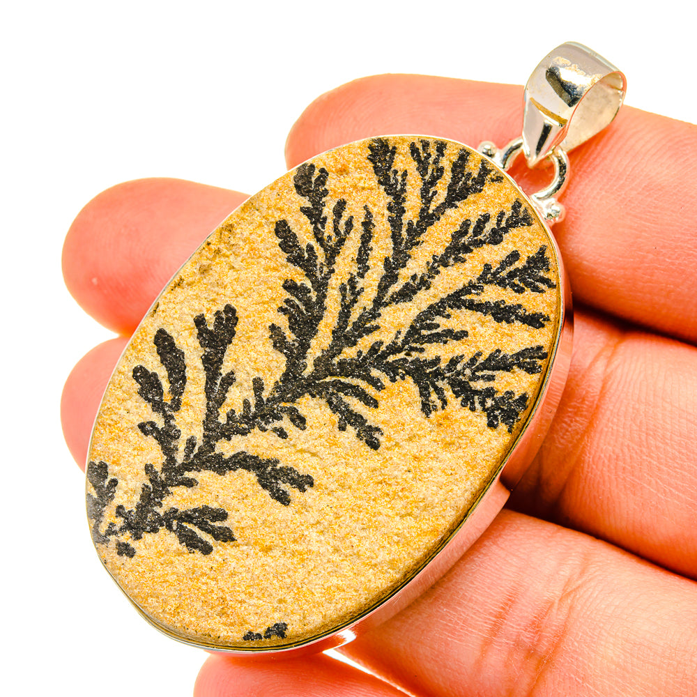 Germany Psilomelane Dendrite Pendants handcrafted by Ana Silver Co - PD5548