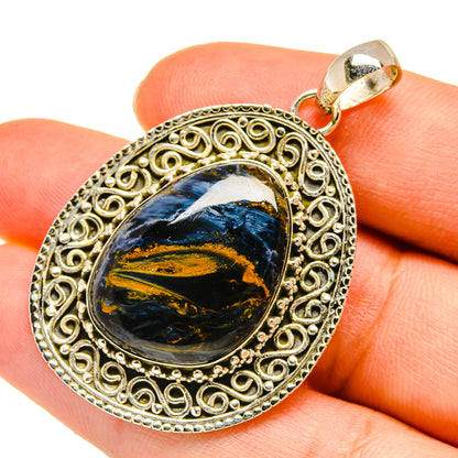 Pietersite Pendants handcrafted by Ana Silver Co - PD5549