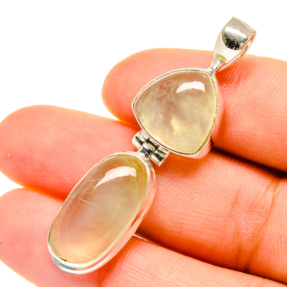 Prehnite Pendants handcrafted by Ana Silver Co - PD5553