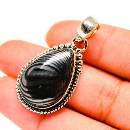 Psilomelane Pendants handcrafted by Ana Silver Co - PD5556