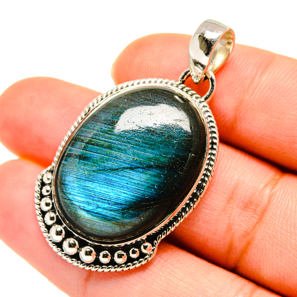 Labradorite Pendants handcrafted by Ana Silver Co - PD5557