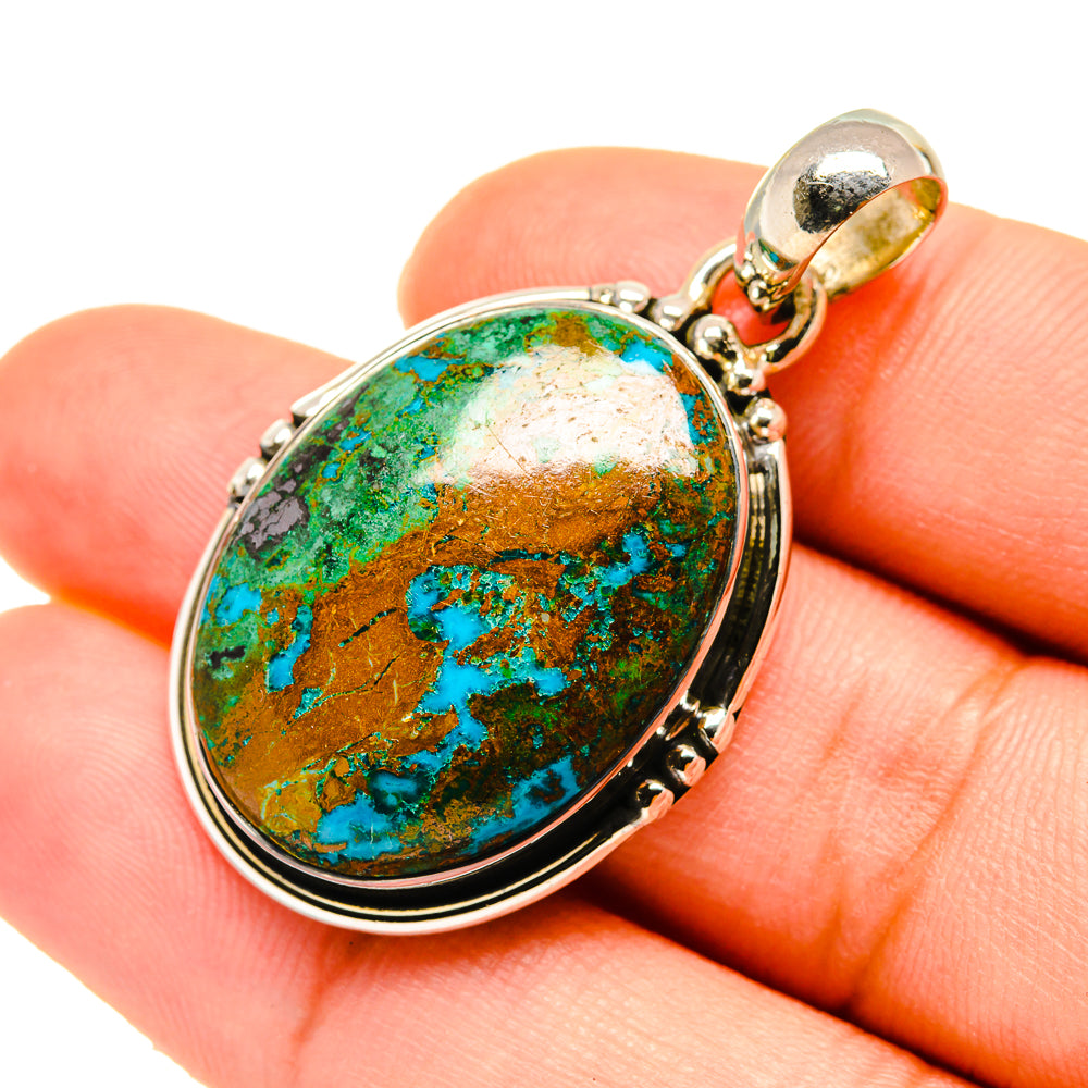 Chrysocolla Pendants handcrafted by Ana Silver Co - PD5558