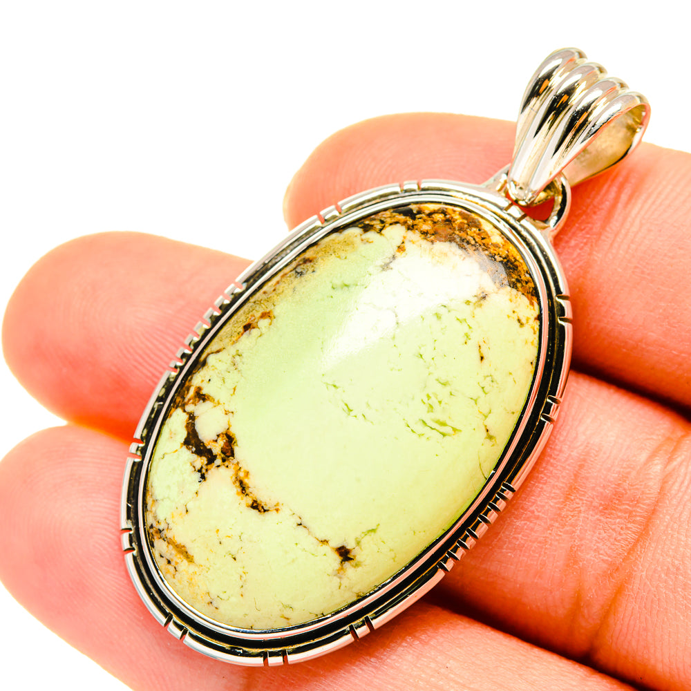 Lemon Chrysoprase Pendants handcrafted by Ana Silver Co - PD5575