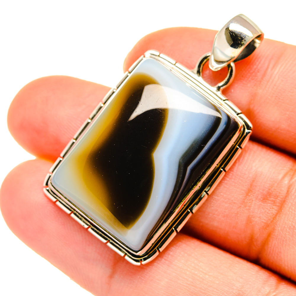 Montana Agate Pendants handcrafted by Ana Silver Co - PD5585