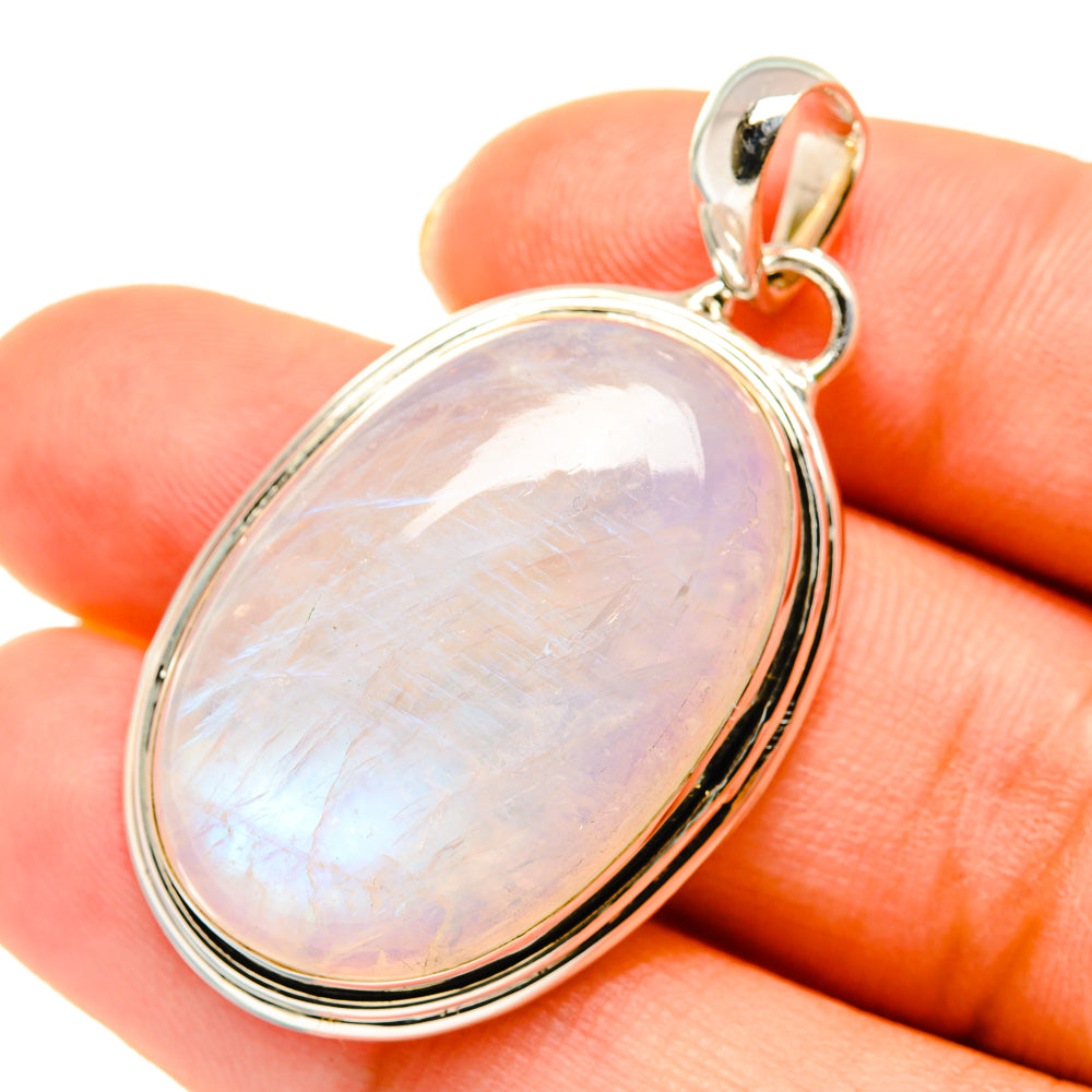 Rainbow Moonstone Pendants handcrafted by Ana Silver Co - PD5587