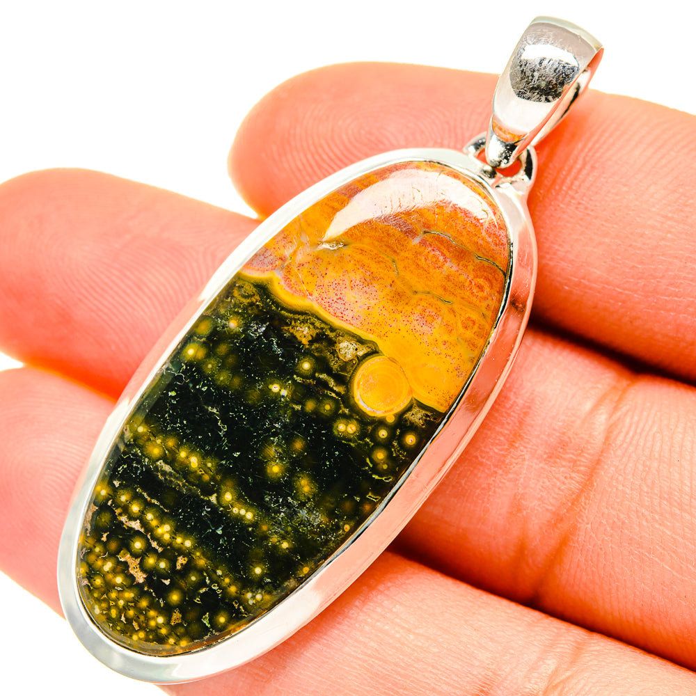 Ocean Jasper Pendants handcrafted by Ana Silver Co - PD5589