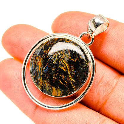 Pietersite Pendants handcrafted by Ana Silver Co - PD5599
