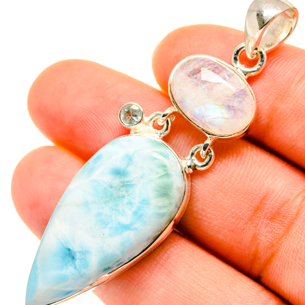 Larimar Pendants handcrafted by Ana Silver Co - PD5603